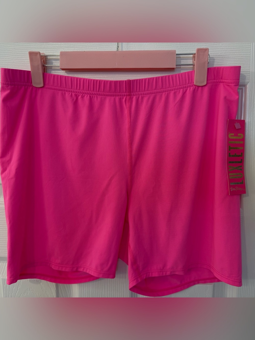 Lilly Pulitzer Bright Pink Bike Shorts